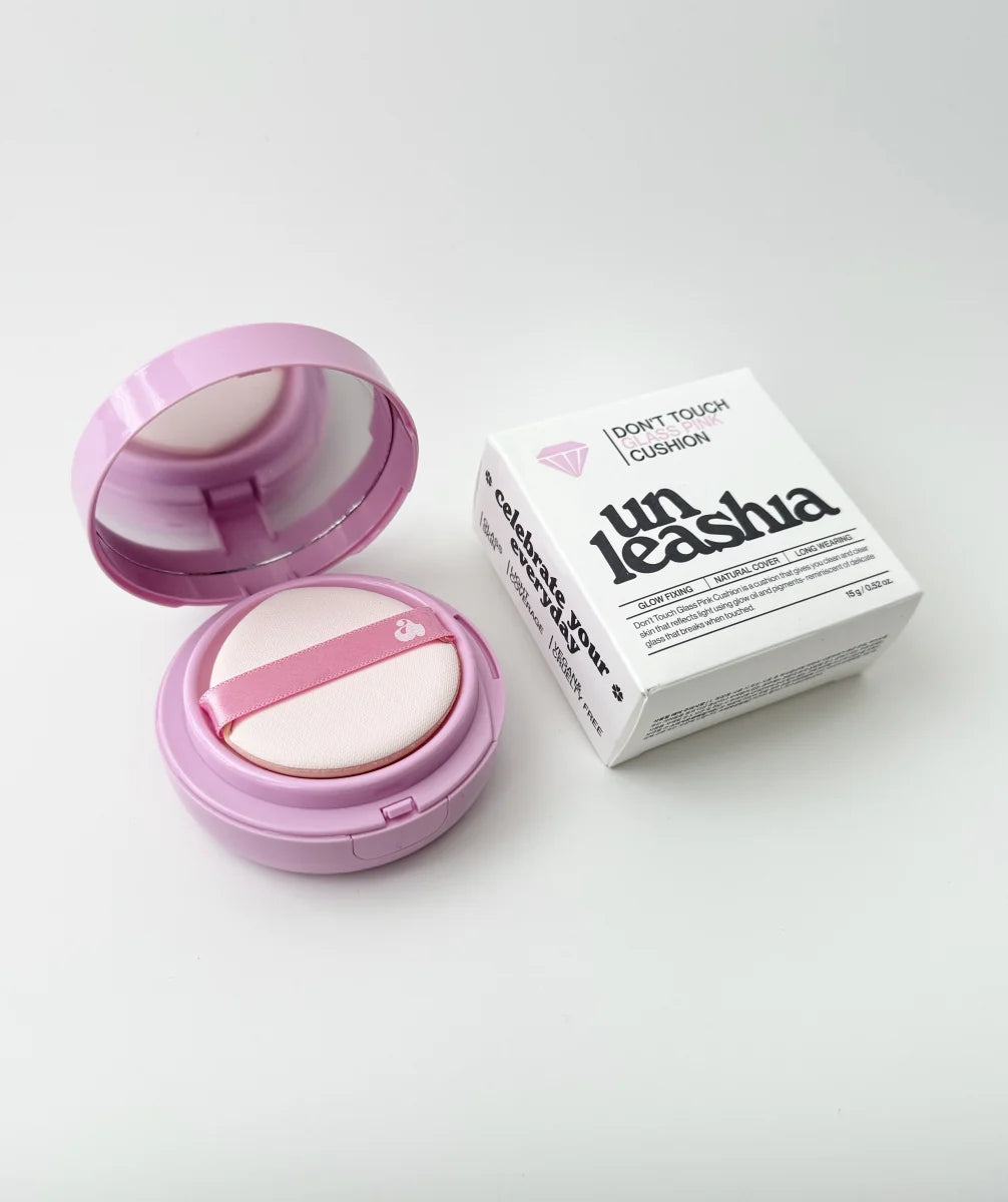 Don't Touch Glass Pink Cushion | UNLEASHIA